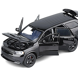 Universal Émulation élevée 1/32 Dodge Durango SRT 4x4 Véhicule en métal moulé sous pression Modèle de direction acoustique et lumineuse Toy Boy Cadeau | Voiture jouet moulée sous pression(Le noir)