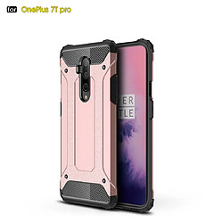 Wewoo Coque Souple Pour OnePlus 7T Pro Armure Magic TPU + PC Combinaison Or Rose