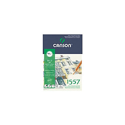 CANSON Bloc papier dessin '1557', A3, 180 g/m2, 30 feuilles ()