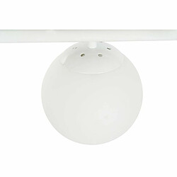 Suspension DKD Home Decor 98 x 45 x 30 cm Verre Métal Blanc 50 W pas cher