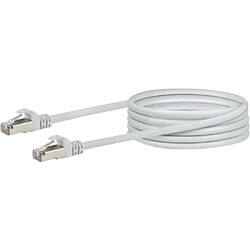 SCHWAIGER CKB6050 052 CÂBLE DE RÉSEAU 5 M CAT6 SF/UTP (S-FTP) BLANC (C