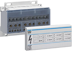 répartiteur tétrapolaire - 4 x 100a - hager kj02e