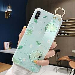 Avis Wewoo Coque Fashion Étui TPU avec dragonne à motif citron pour iPhone XR modèle A modèle