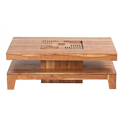 BOIS & CHIFFONS Table basse carrée | Acacia Kavish II