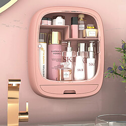 Universal Boîte de rangement pour cosmétiques européennes, étagère de rangement pour toilettes, montage mural sans soudure, étagère de toilette de grande capacité