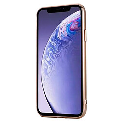 Wewoo Coque Souple Pour iPhone 11 Pro GEBEI Etui de protection antichoc en TPU Or pas cher