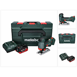 Metabo STA 18 LTX 100 Scie sauteuse sans fil 18 V (601002840) + 1x Batterie 10,0 Ah + Chargeur + Coffret MetaLoc