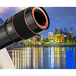 YP Select Universal 12X Téléobjectif Mobile Téléphone Mise Au Point Zoom Zoom Télescope Tête Externe Caméra HD 12 Fois Lentille-Noir