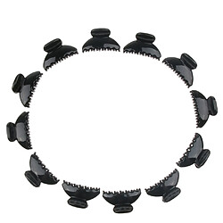 Avis 24 pcs Mini Pince à Cheveux en Plastique Epingle Clip à Coiffure Accessoire de Coiffage