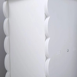 Armoire de salle de bain étroite de stockage de serviette en papier PVC haute de 67,5 cm