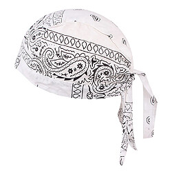 Avis Durag Skull Cap Chute De Cheveux Foulard Musulman Bandana Turban Blanc