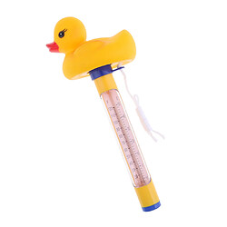 Thermomètre pour piscine et spas Température de l'eau flottante avec corde Goldfish u0026 Duck