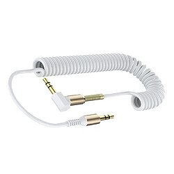 Audio 3.5mm à Jack Cable Car Aux Stereo pour iPhone haut-parleur blanc pas cher