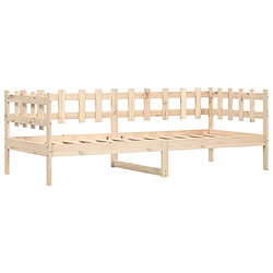 Acheter Vidaxl Lit de jour 90x190 cm Bois de pin massif