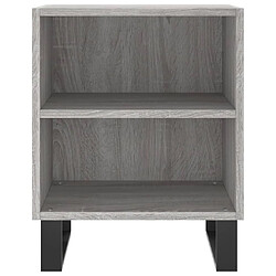 Acheter Maison Chic Table de chevet, Table de Nuit pour chambre salon sonoma gris 40x30x50 cm bois d'ingénierie