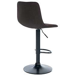 Non Tabouret de bar Divo tissu noir pas cher