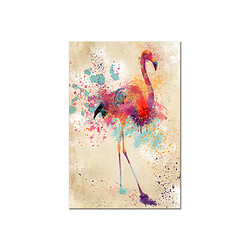 Artgeist Tableau - Watercolor Flamingo (1 Part) Vertical [40x60]