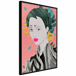 Paris Prix Affiche Murale Encadrée Geisha 20 x 30 cm Noir