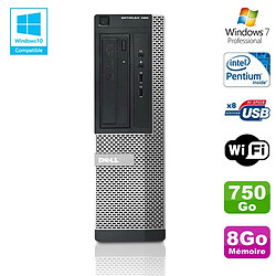 PC DELL Optiplex 390 DT G630 2.7Ghz 8Go 750Go Graveur DVD WIFI HDMI Win 7 Pro - Occasion