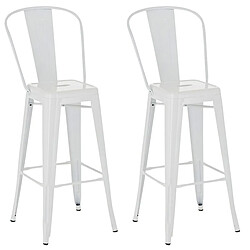 Acheter Non Lot de 2 tabourets de bar Aiden