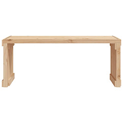 Avis vidaXL Banc de jardin extensible 212,5x40,5x45 cm bois massif de pin