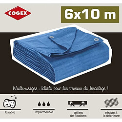 COGEX Bâche de protection 6x10m