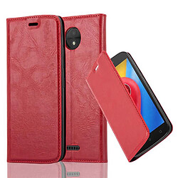 Cadorabo Coque Motorola MOTO C Etui en Rouge