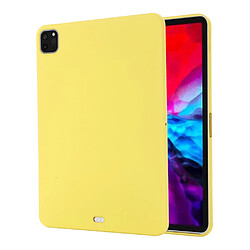 Coque en silicone jaune pour votre Apple iPad Pro 11 pouces (2021)