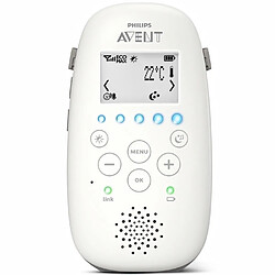 PHILIPS AVENT Ecoute bébé SCD733/00 DECT - Projecteur d'étoiles - Ecran LCD - Base de charge - Mode Smart ECO