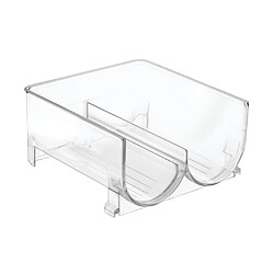 InterDesign Range-bouteille de vin transparent 2 en 1