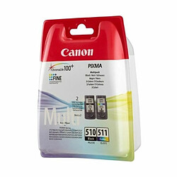 Acheter Cartouche d'Encre Compatible Canon PG-510/CL511 Noir Tricolore Jaune Cyan Magenta