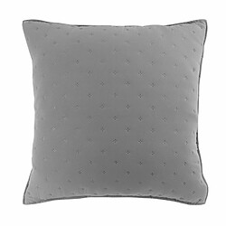 Paris Prix Housse de Coussin Mellow 60x60cm Gris & Blanc