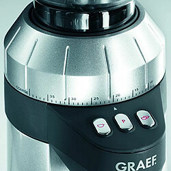 Graef - CM900 - Broyeur à grains, 128 watts, Argent