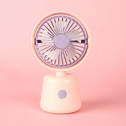 Avis (Rose) Ventilateur de Bureau Petit Chargement Usb Ventilateur Portable à Cinq Pales De Refroidissement Par Brise Puissant