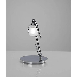 Luminaire Center Lampe de Table Loop 1 Ampoule G9 ECO, chrome poli