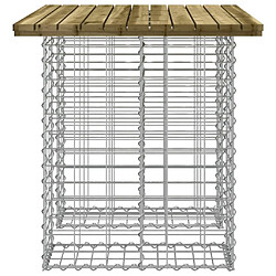 Acheter Maison Chic Banc de jardin | Banquette de jardin | Chaise Relax design gabion 100x70x72 cm bois de pin imprégné -MN86583