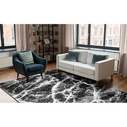 Acheter RUGSX BCF Rug Morad MARMUR marbre - anthracite noir 140x200 cm