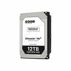 HGST Ultrastar HE12 HUH721212ALE600 Disque dur 12 To interne 3.5" SATA 6Gb-s 7200 tours-min mémoire tampon : 256 Mo