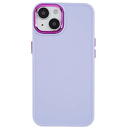 Coque en TPU Anti-empreintes digitales, avec anneau électroplaqué pour l'objectif de la caméra. pour votre iPhone 14 - violet