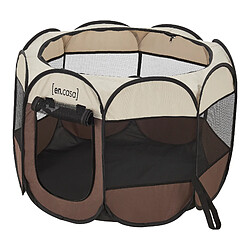 Parc pliable Telford pour animaux de compagnie 43 x 74 x 74 cm [en.casa] pas cher