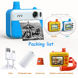 Yonis Appareil Photo Enfant HD Instantané Sky Blue