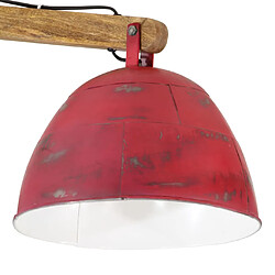 Acheter vidaXL Plafonnier 25 W rouge délavé 105x30x65-108cm E27