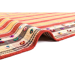 Avis Vidal Tapis de laine 217x163 orange Jajim