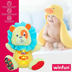 Peluche sonore Winfun Lion 15 x 15 x 9 cm (6 Unités) pas cher