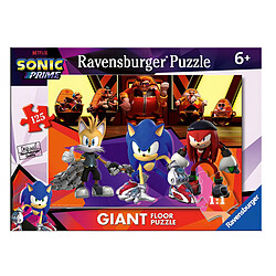 Avis Ravensburger Puzzle de Sol Géant 125pcs Sonic avec ses Alliés et ses Rivaux de Sonic Prime Multicolore