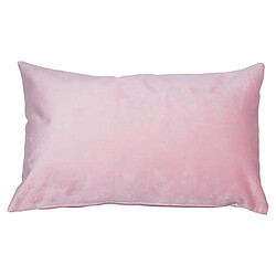 Totalcadeau Coussin avec fermeture éclair Rose - Coussin decoration maison Mesure - 50 x 10 x 30 cm pas cher