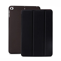 Etui en PU + TPU peau de nappa avec support tripliure noir pour votre Apple iPad Mini 7.9 pouces (2019)/iPad Mini 4