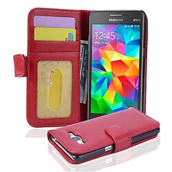 Cadorabo Coque Samsung Galaxy GRAND PRIME Etui en Rouge