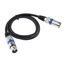 Acheter Câble audio XLR 3 broches mâle à femelle xlr microphone mélangeur haut-parleur 1m