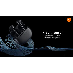 Xiaomi Buds 3 (Gloss White) + câble USB-C 1 m, écouteurs sans Fil Bluetooth 5.2 avec câble USB-C de 1 m, écouteurs sans Fil, légers, jusqu'à 32 Heures de durée, Suppression du Bruit, Blanc 36265